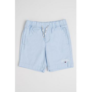 Pantaloni scurti de bumbac cu buzunare laterale