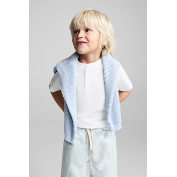 Pantaloni scurti de bumbac cu dungi