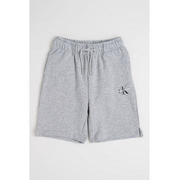 Pantaloni scurti de bumbac cu imprimeu logo discret