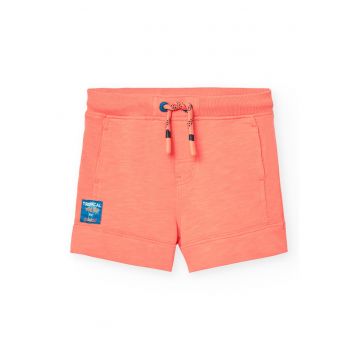 Pantaloni scurti de bumbac cu snur