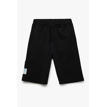 Pantaloni scurti de bumbac cu talie ajustabila