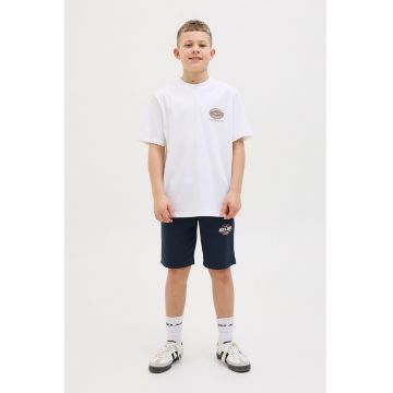 Pantaloni scurti din amestec de bumbac cu buzunare laterale