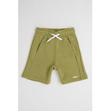 Pantaloni scurti din amestec de bumbac cu buzunare oblice