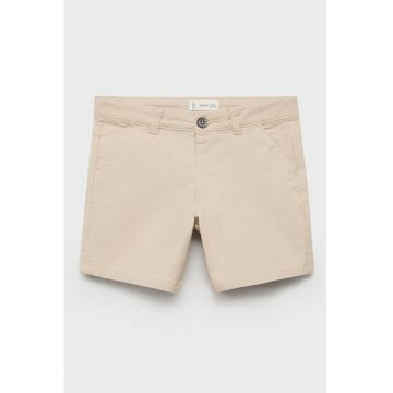 Pantaloni scurti din amestec de bumbac cu buzunare oblice