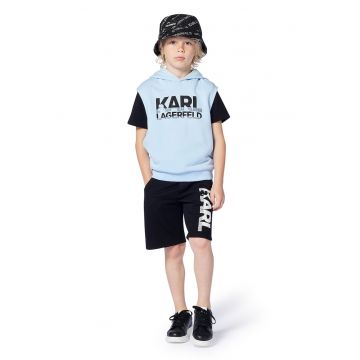 Pantaloni scurti din amestec de bumbac cu imprimeu logo