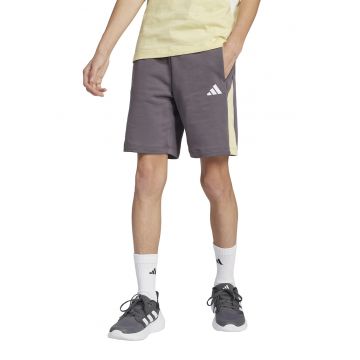 Pantaloni scurti din amestec de bumbac cu logo