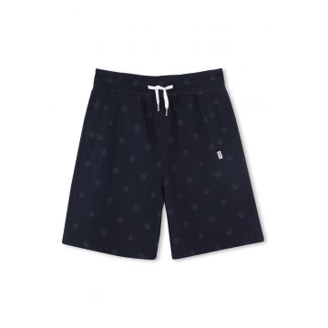 Pantaloni scurti din amestec de bumbac cu model