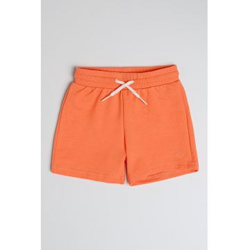 Pantaloni scurti din amestec de bumbac cu snur in talie