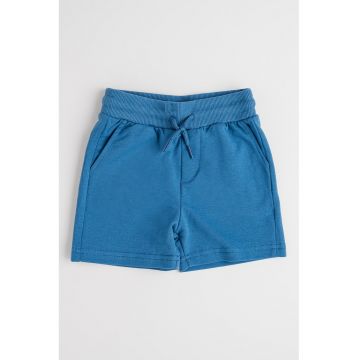 Pantaloni scurti din amestec de bumbac cu snururi