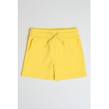 Pantaloni scurti din amestec de bumbac cu snururi