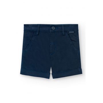 Pantaloni scurti din amestec de bumbac cu talie ajustabila
