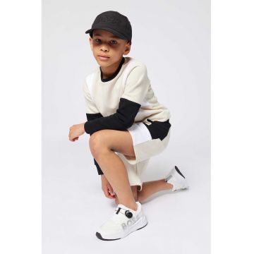 Pantaloni scurti din amestec de bumbac cu talie ajustabila