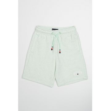 Pantaloni scurti din amestec de bumbac cu talie ajustabila