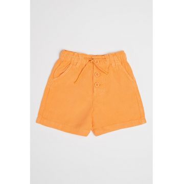 Pantaloni scurti din lyocell si in