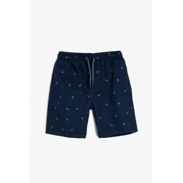 Pantaloni scurti regular fit cu snur de ajustare in talie