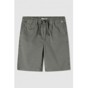 Pantaloni scurti relaxed fit cu snur