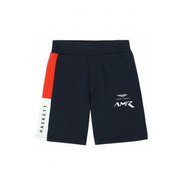Pantaloni scurti sport baieti  albastru marin - 100% bumbac - stil clasic - confort zilnic