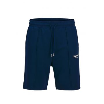 Pantaloni scurti uni cu snur de ajustare