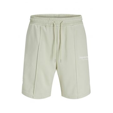Pantaloni scurti uni cu snur de ajustare