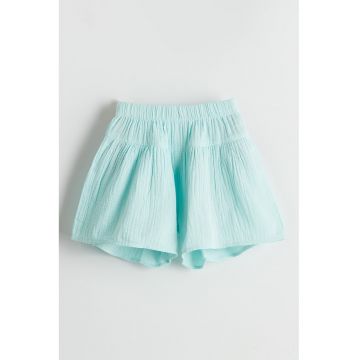 Pantaloni scurti uni cu talie elastica