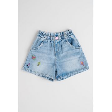Blugi scurti cu broderie