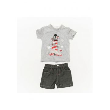 Compleu cu pantaloni scurti -  Lighhouse - 32045 - Gri -