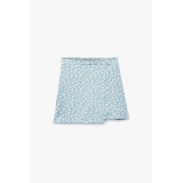 Fusta-pantalon cu model floral