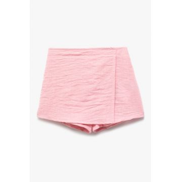 Fusta-pantalon cu talie elastica pe partea din spate