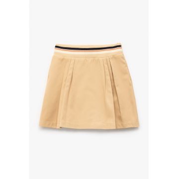 Fusta-pantalon din bumbac cu banda elastica in talie