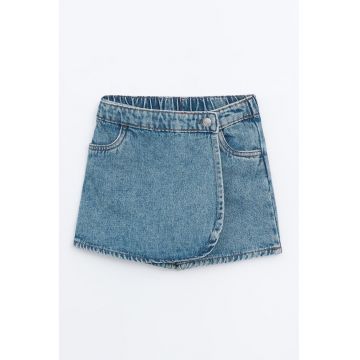 Fusta-pantalon din denim