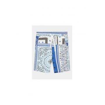Pantaloni scurti baieti -  302079780 - Bumbac - 168 CM - Albastru