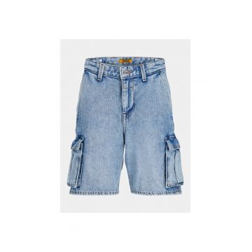 Pantaloni scurti baieti -  303521813 - Albastru - Bumbac