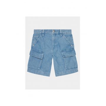 Pantaloni scurti baieti -  303820190 - Bumbac - 168 CM - Albastru