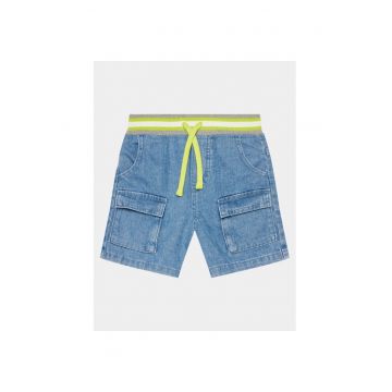 Pantaloni scurti baieti -  303820206 - Bumbac - Albastru
