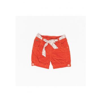 Pantaloni scurti - Bambilina - cu cordon esarfa - din reiat - 42622