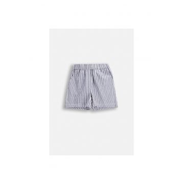 Pantaloni scurti  bumbac - cu buzunare si talie elastica - pentru fete