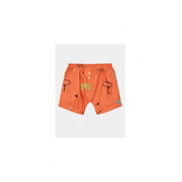 Pantaloni scurti copii -  302102792 - Bumbac - Portocaliu
