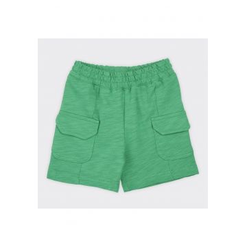 Pantaloni scurti cu buzunare in fata  - Game Mode - Verde inchis - pentru baietei