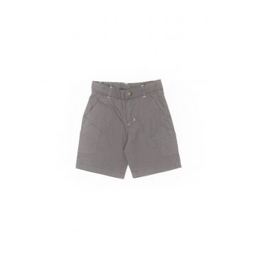 Pantaloni scurti cu capsa - din bumbac - baieti - 41332-2