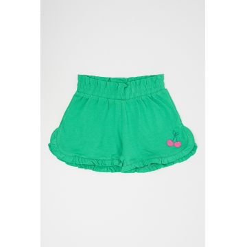 Pantaloni scurti cu detaliu brodat