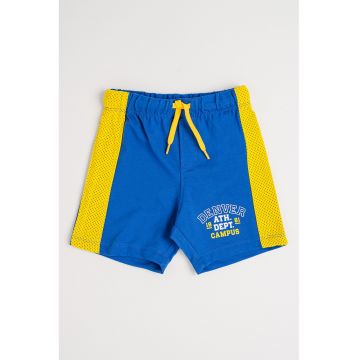 Pantaloni scurti cu garnituri contrastante