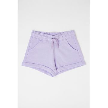 Pantaloni scurti cu snur de ajustare in talie