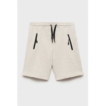 Pantaloni scurti cu snur de ajustare si buzunare cu fermoar