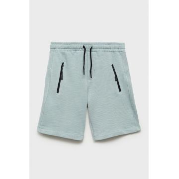Pantaloni scurti cu snur de ajustare si buzunare cu fermoar