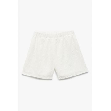 Pantaloni scurti cu talie elastica