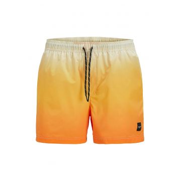 Pantaloni scurti de baie cu aspect in degrade