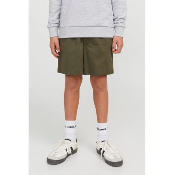 Pantaloni scurti de baie cu snur de ajustare - Verde masliniu