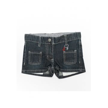 Pantaloni scurti de blugi -  cu buzunare - 28432
