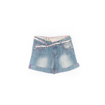 Pantaloni scurti de blugi -  cu curea - 34412