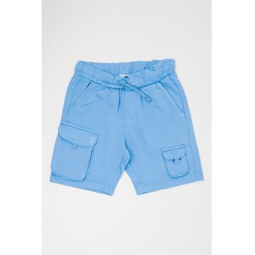 Pantaloni scurti de bumbac cu buzunare cu clapa